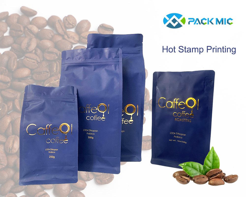 1 Hot Stamp Printing Coffee Bag