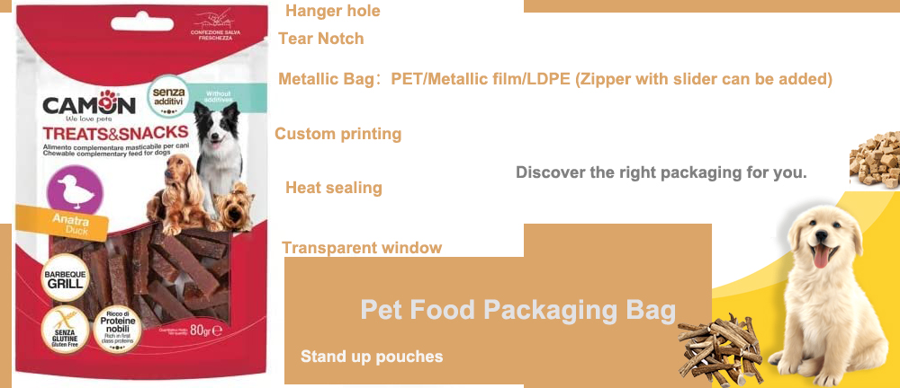 1. right pet food packaging