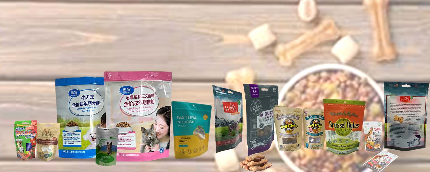 1.Customisation of Dry Dog Food Packaging Stand Up Pouches
