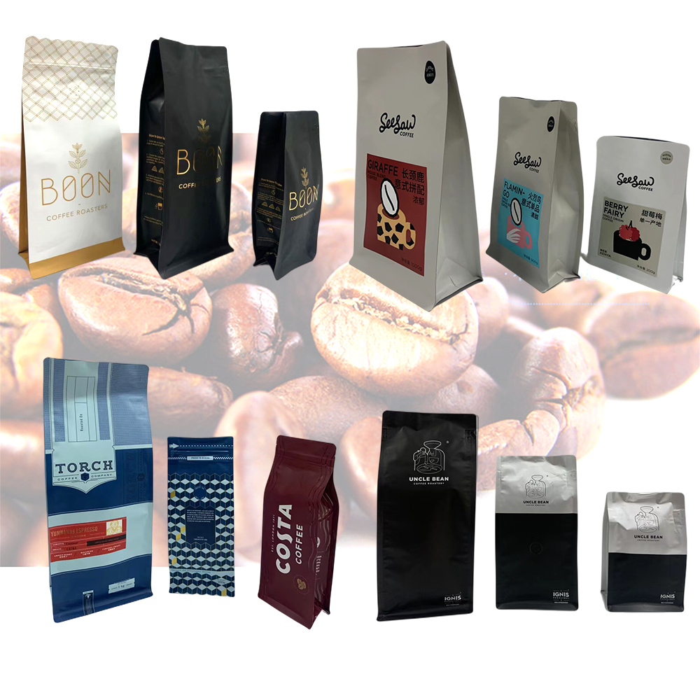 1.coffee bag different sizes