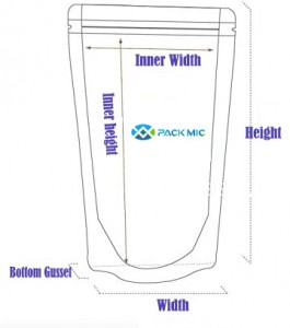 4.Stand Up Pouches & Bags for protein powder packaging